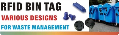 Tag Bin Rfid Ar Gyfer Rheoli Gwastraff