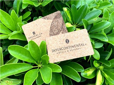 Cerdyn Allwedd Pren Contactess